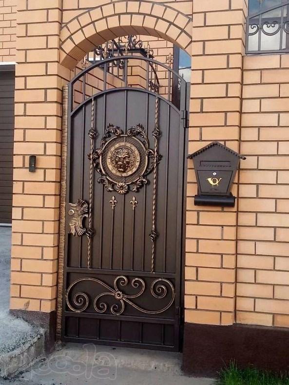 Калитки кованые, решетки на окна кованые, двери с элементами ковки, ворота
